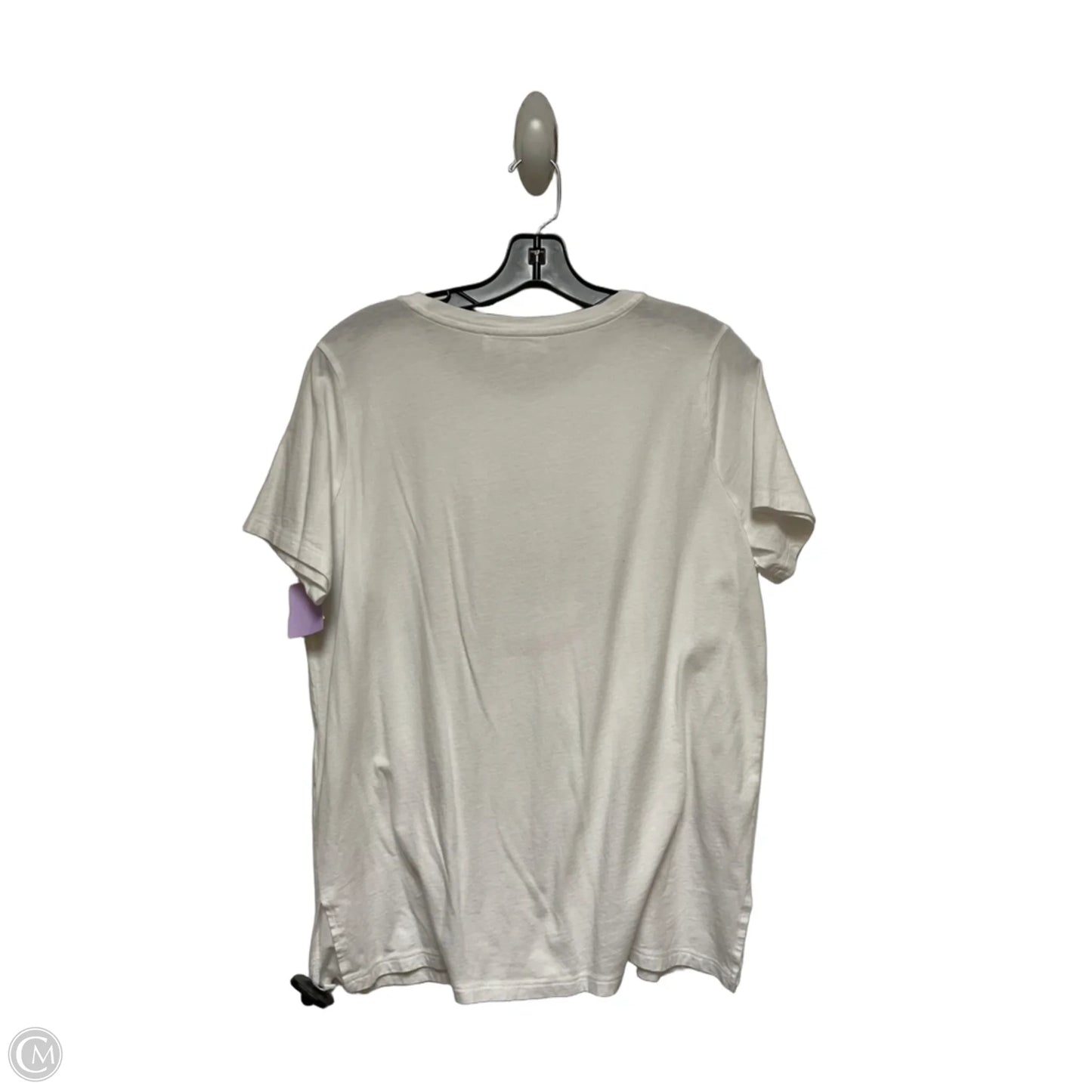 Top Short Sleeve Basic By Michael By Michael Kors In White, Size: L
