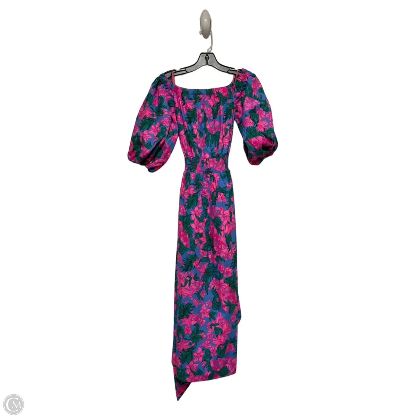 Dress Designer By Lilly Pulitzer In Green & Pink, Size: Xs