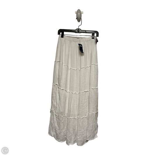 Skirt Maxi By Hollister In White, Size: 4