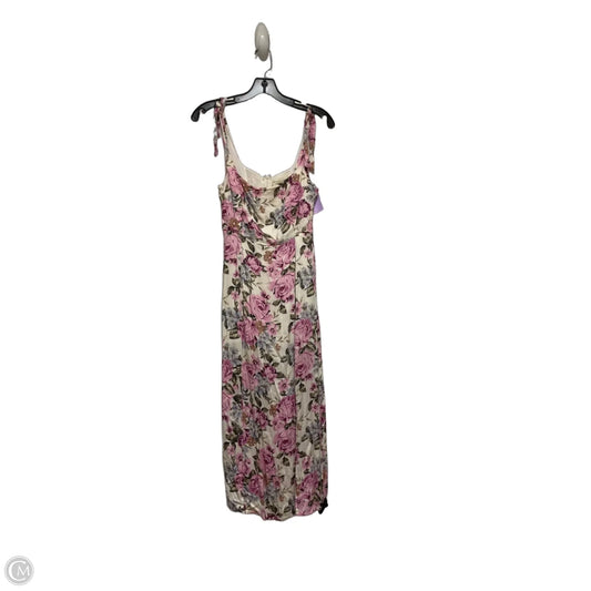 Dress Casual Midi By Saltwater Luxe In Floral Print, Size: S