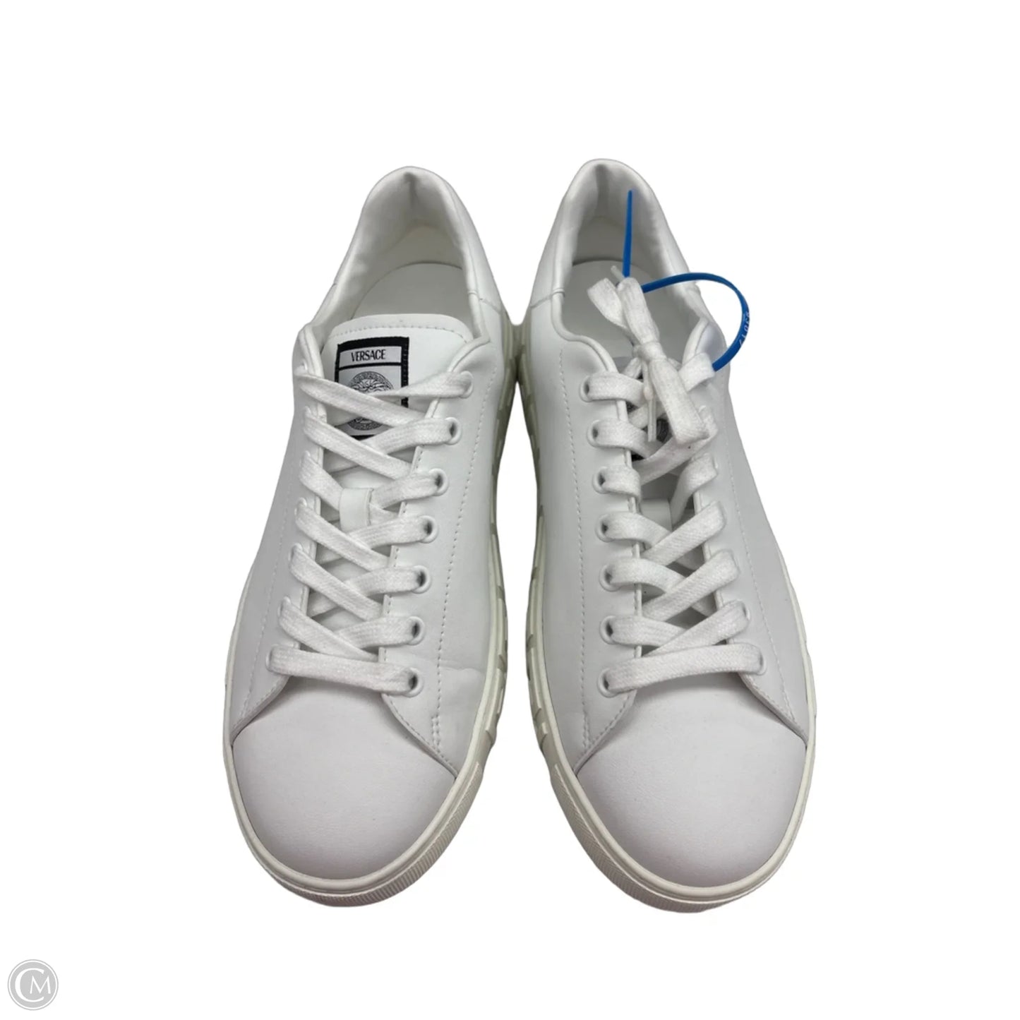 Shoes Luxury Designer By Versace In White, Size: 11