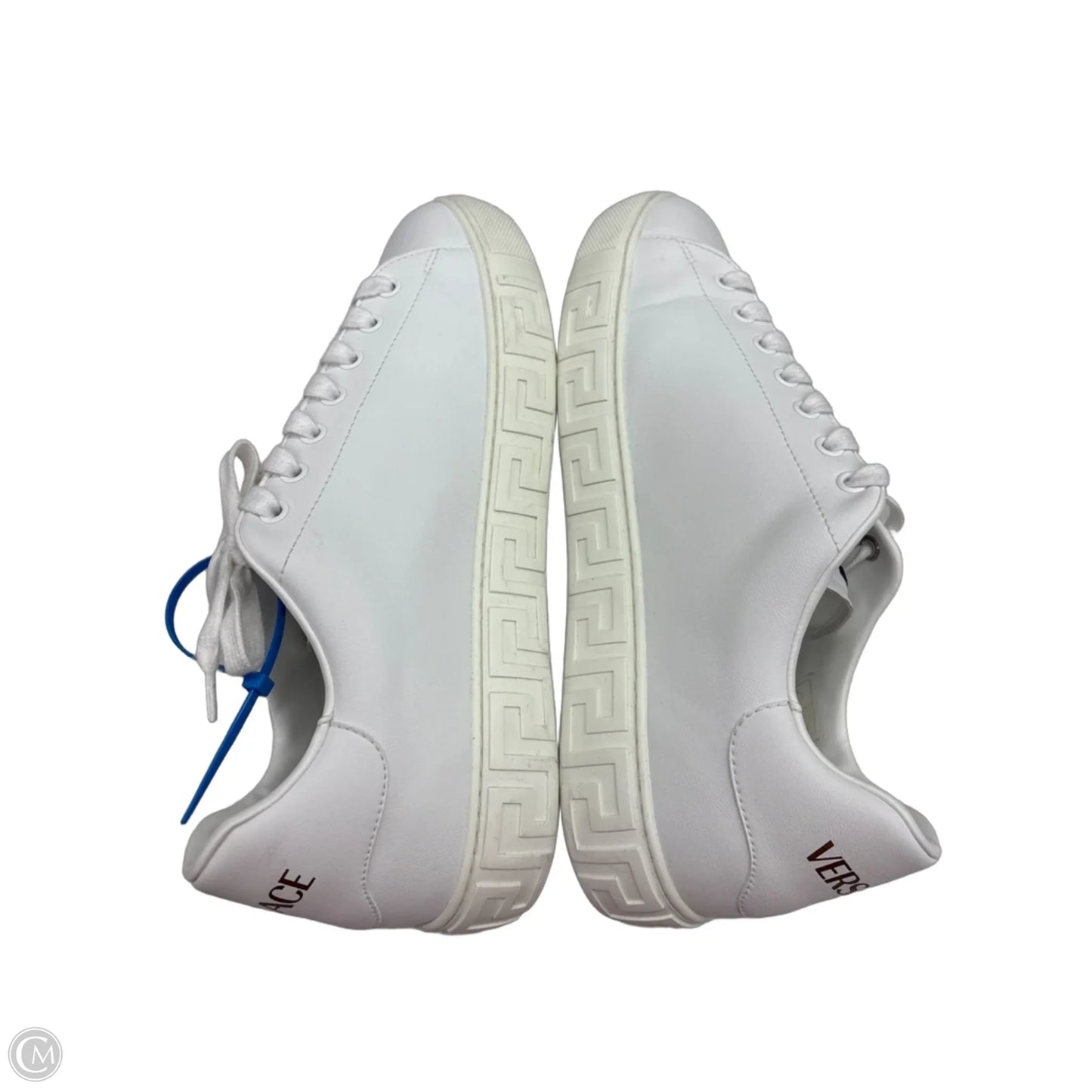 Shoes Luxury Designer By Versace In White, Size: 11