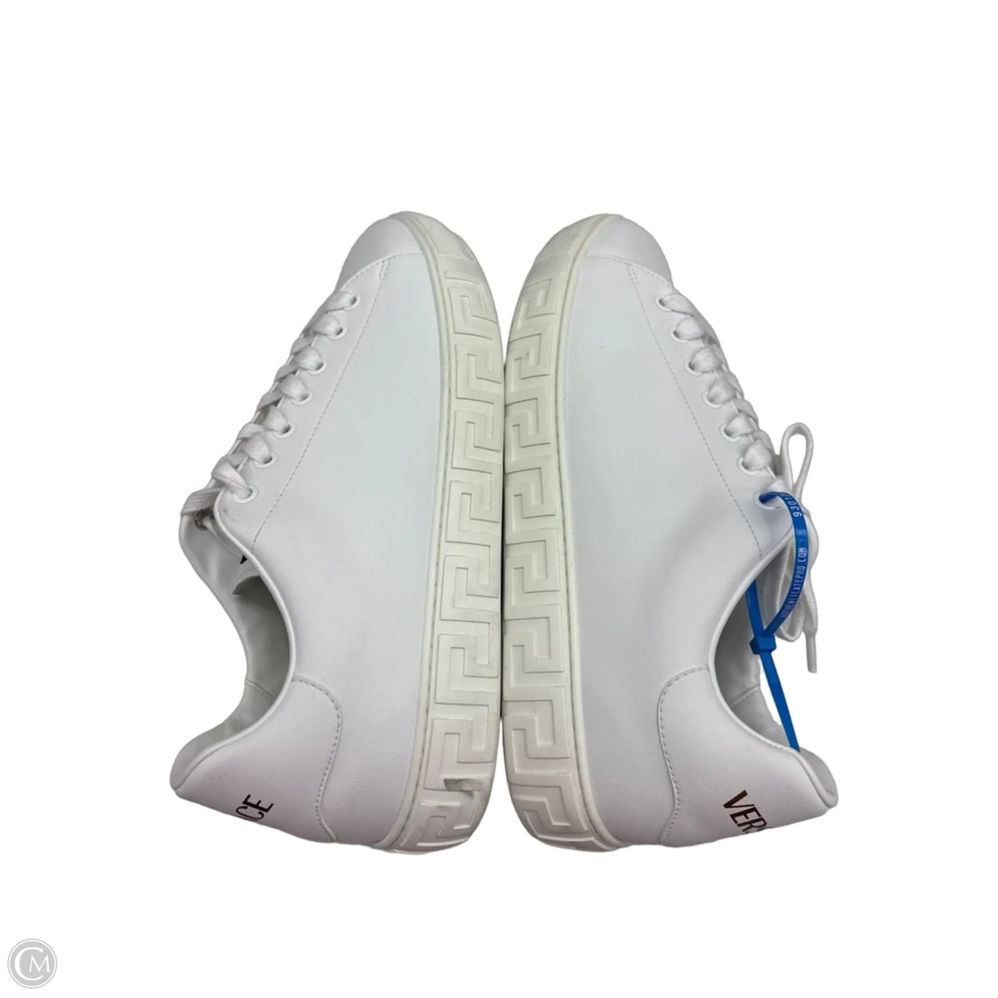 Shoes Luxury Designer By Versace In White, Size: 11