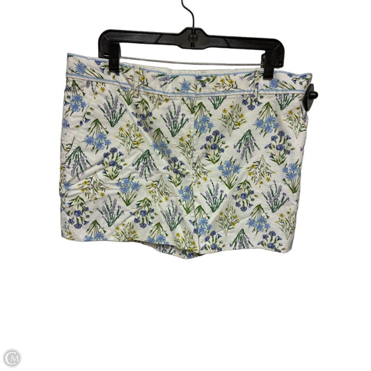 Shorts By Loft In Floral Print, Size: 14