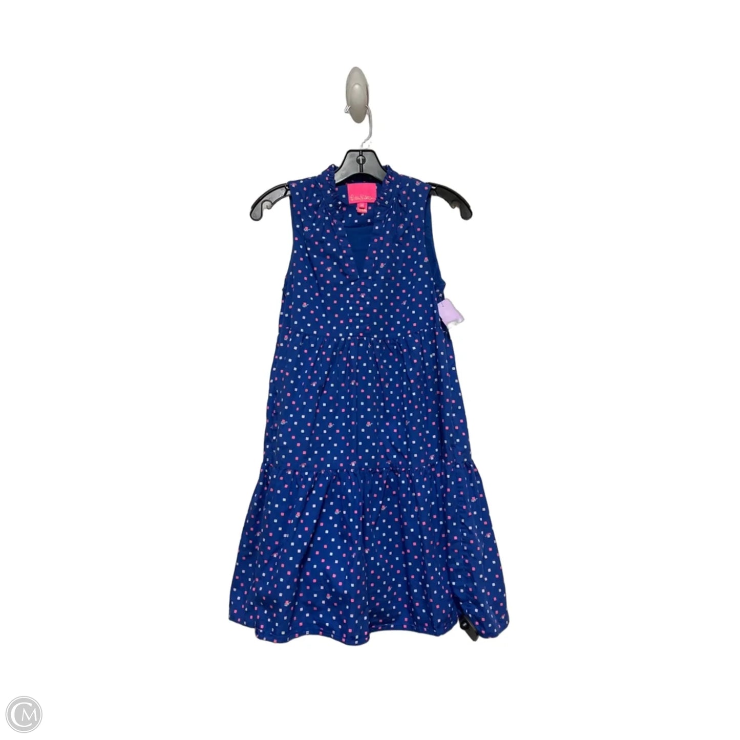 Dress Designer By Lilly Pulitzer In Blue & White, Size: Xxs