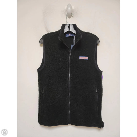 Vest Faux Fur & Sherpa By Vineyard Vines In Black, Size: Xs