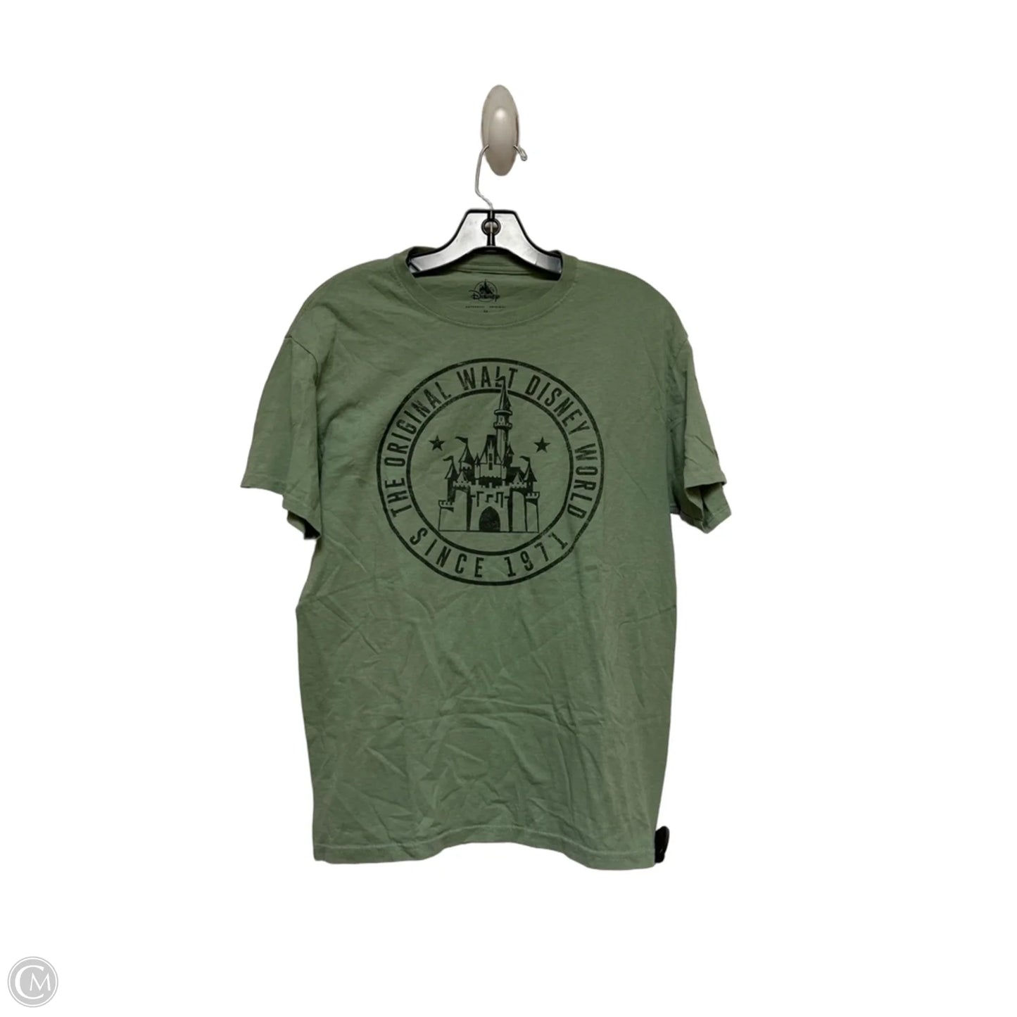 Top Short Sleeve Basic By Disney Store In Green, Size: M