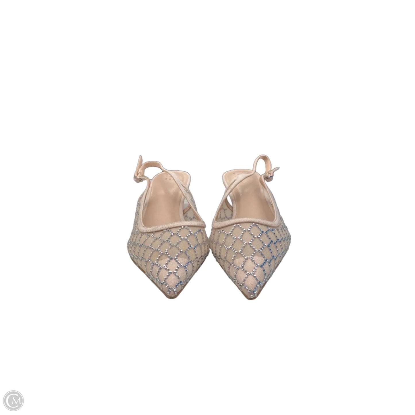 Shoes Heels Kitten By A New Day In Silver & Tan, Size: 9