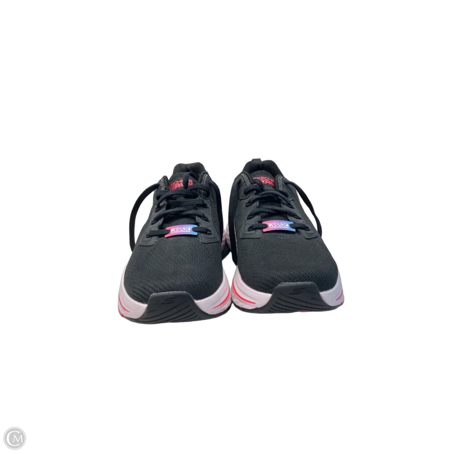 Shoes Athletic By Skechers In Black & Pink, Size: 8.5
