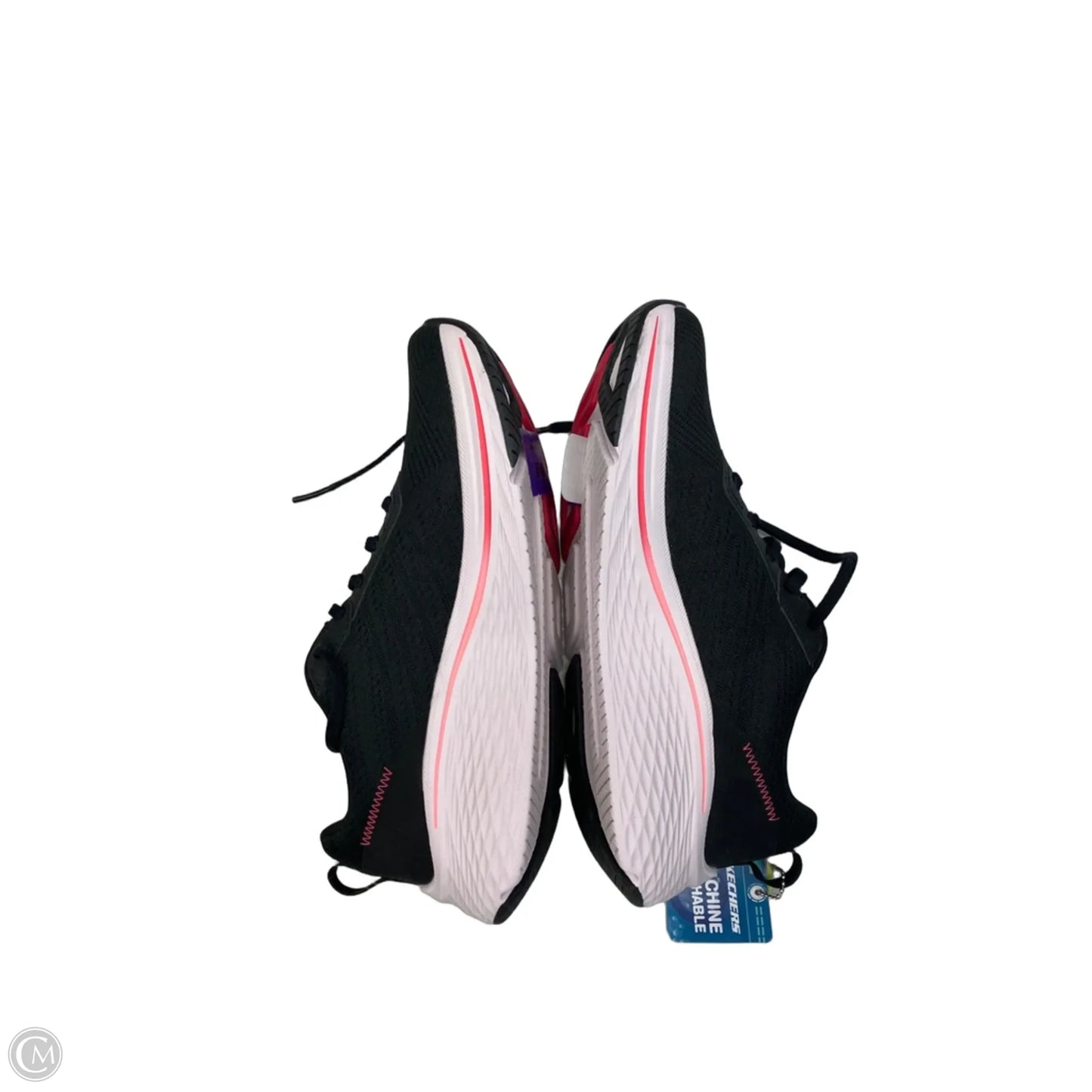 Shoes Athletic By Skechers In Black & Pink, Size: 8.5