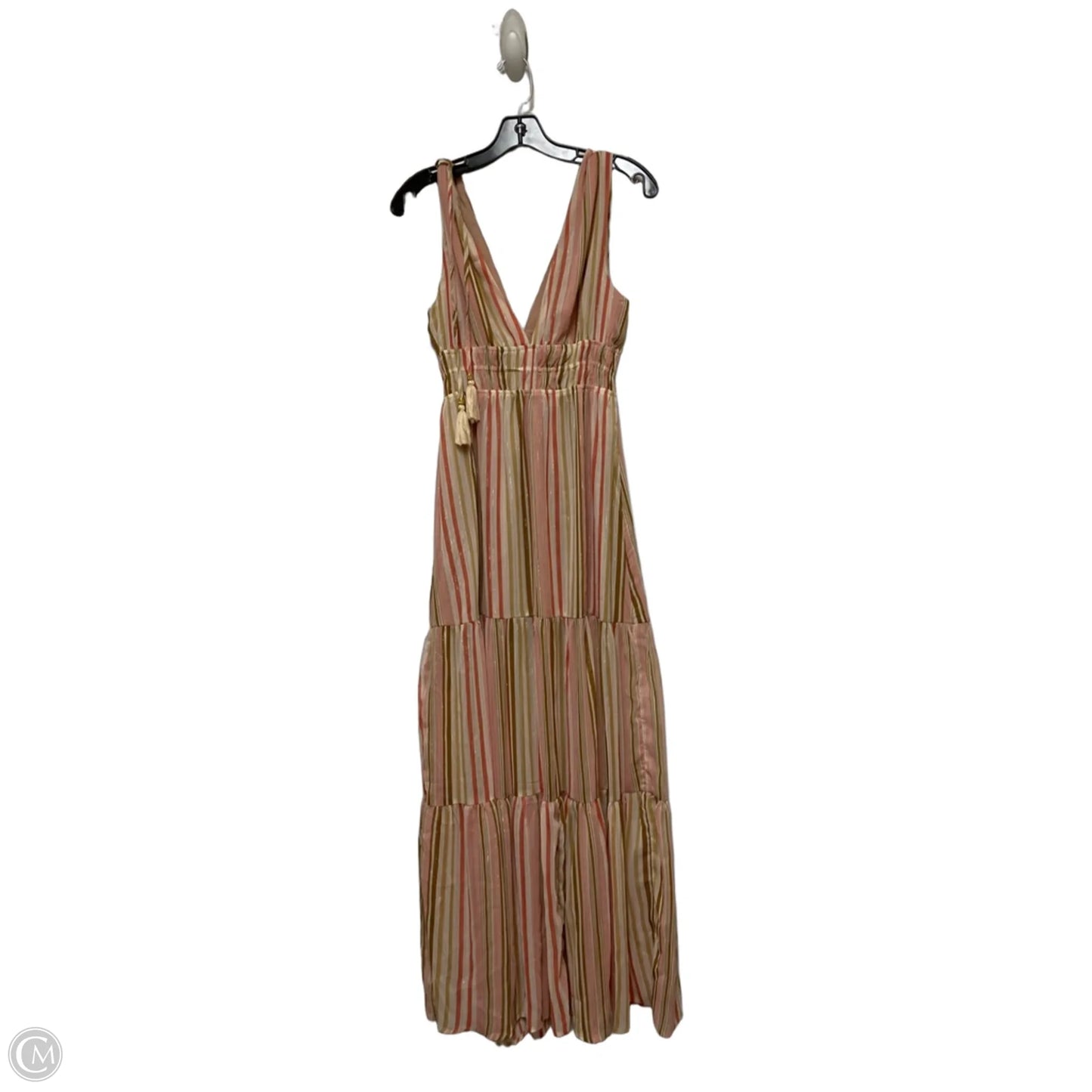 Dress Casual Maxi By Main Strip In Striped Pattern, Size: S