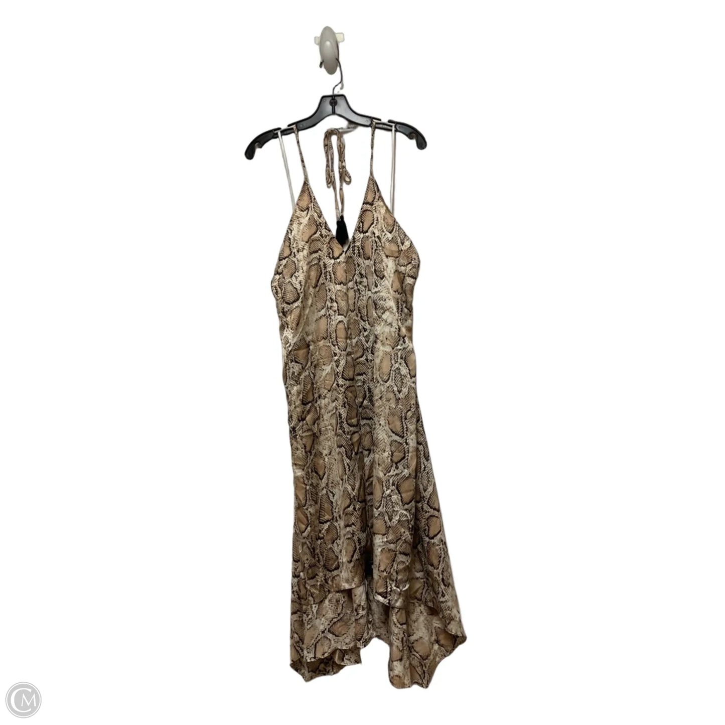 Dress Casual Midi By Aakaa In Snakeskin Print, Size: S