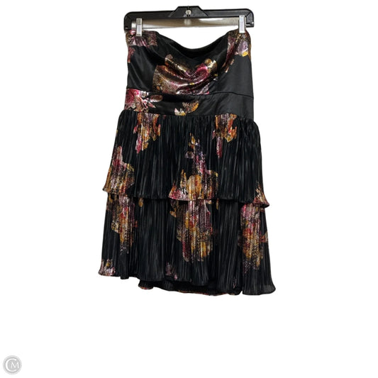 Dress Casual Short By Dress The Population In Black & Pink, Size: L