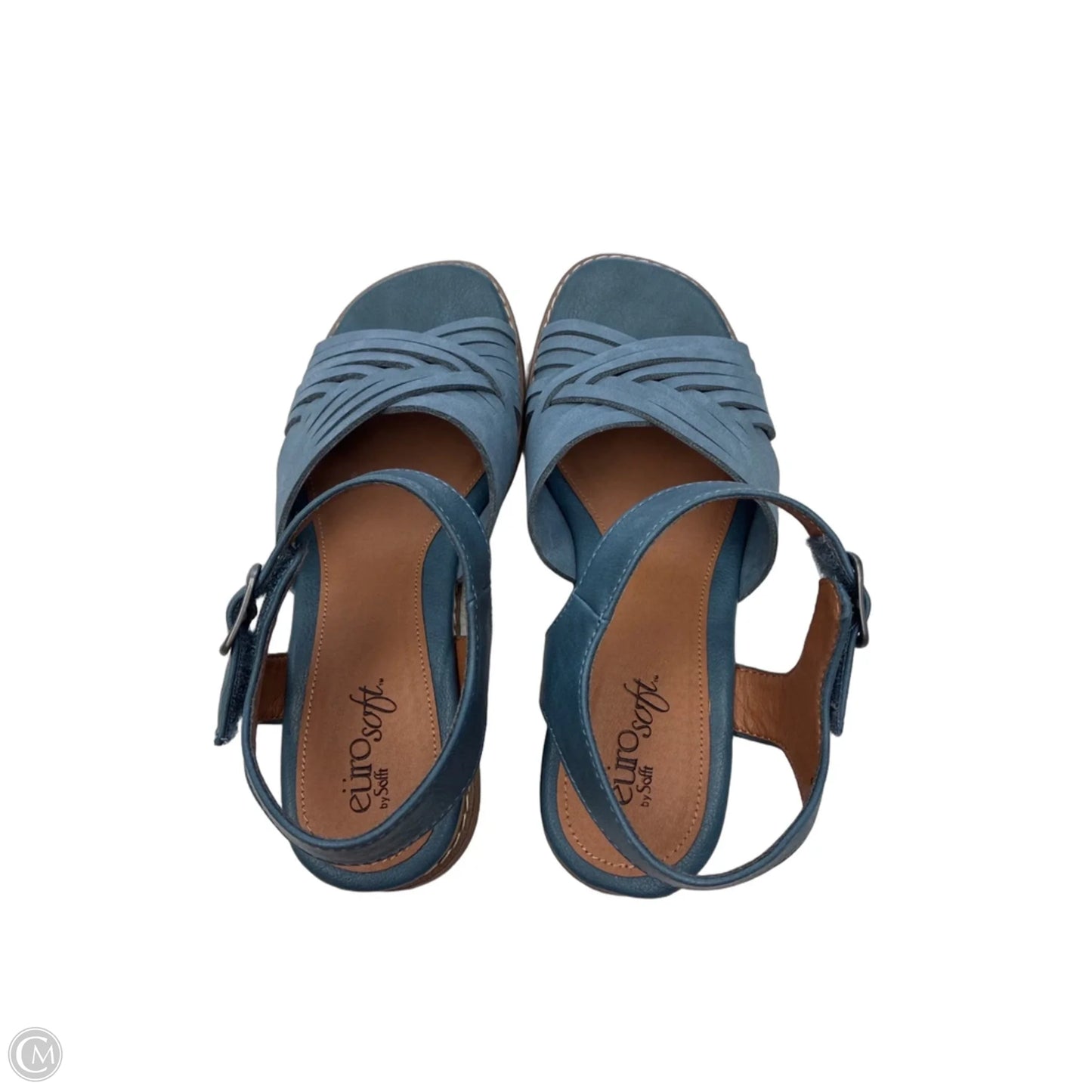 Sandals Flats By Sofft In Blue, Size: 6