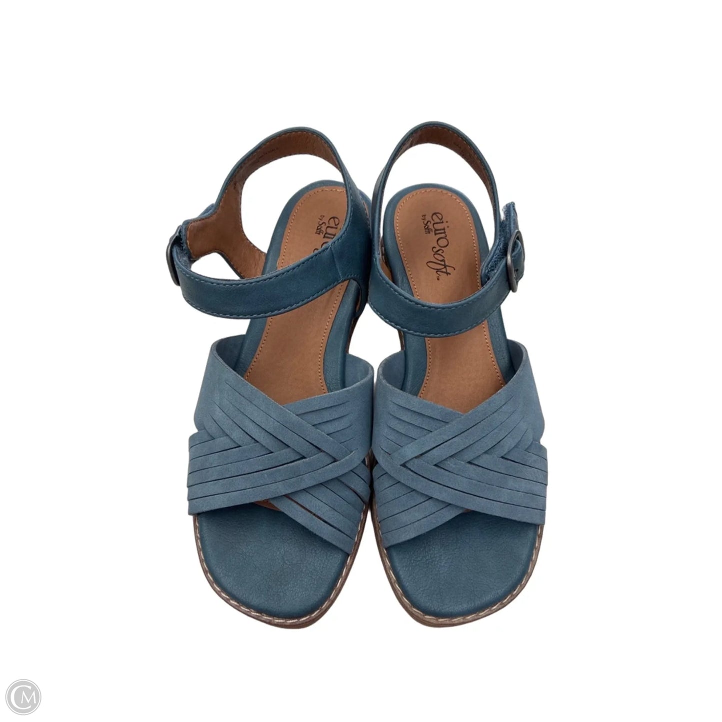 Sandals Flats By Sofft In Blue, Size: 6