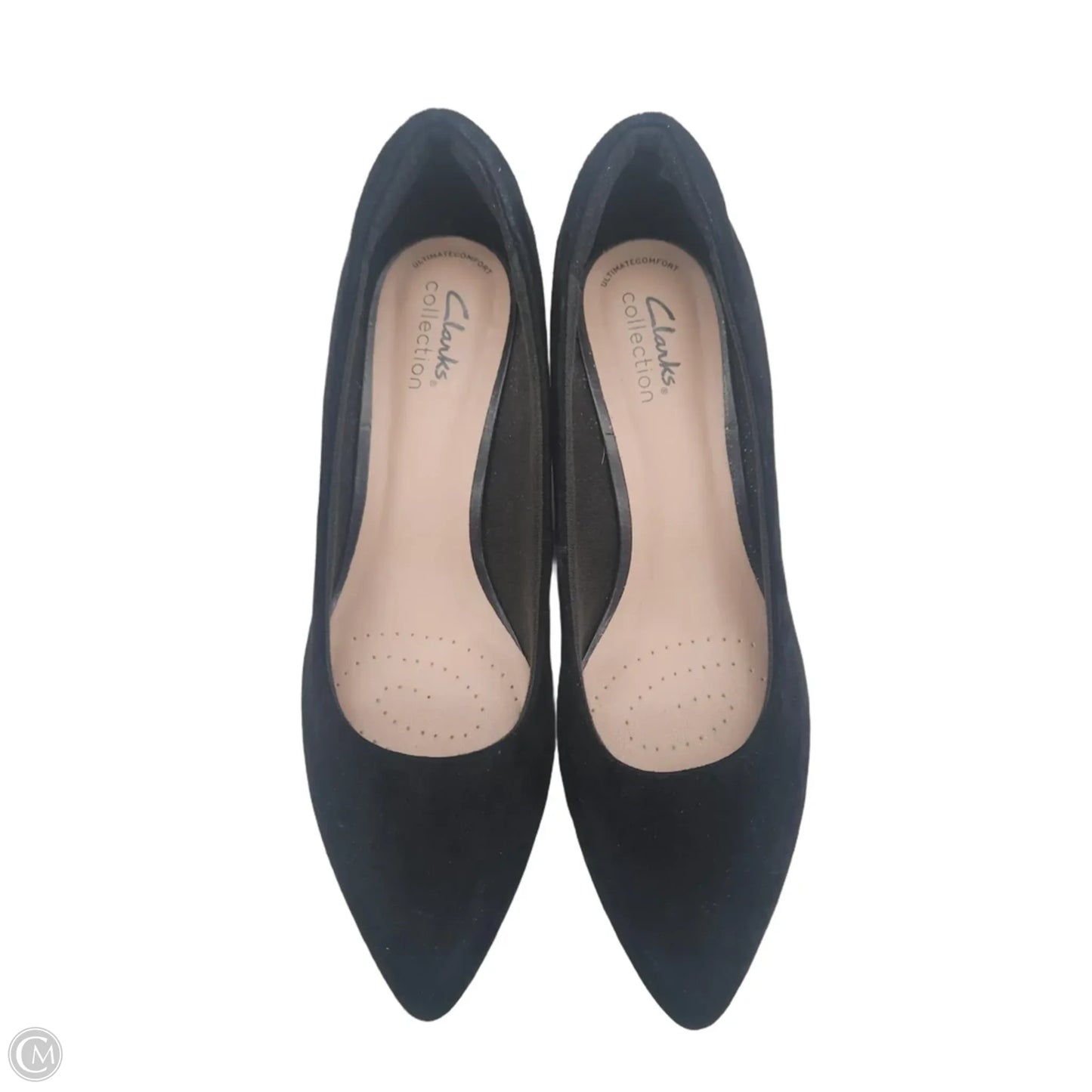 Shoes Heels Block By Clarks In Black, Size: 8