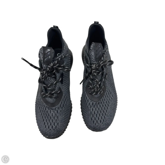 Shoes Athletic By Adidas In Black & Grey, Size: 8