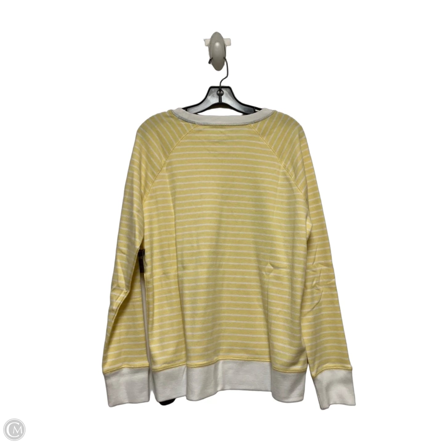 Top Long Sleeve By Eddie Bauer In Striped Pattern, Size: L