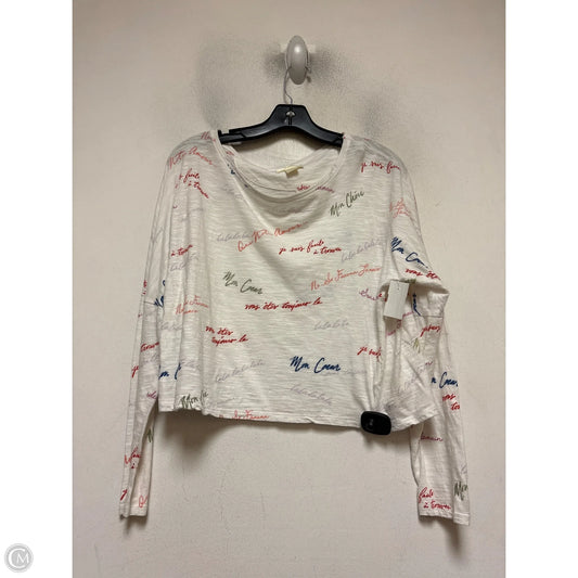 Top Long Sleeve By Maeve In Multi-colored, Size: S