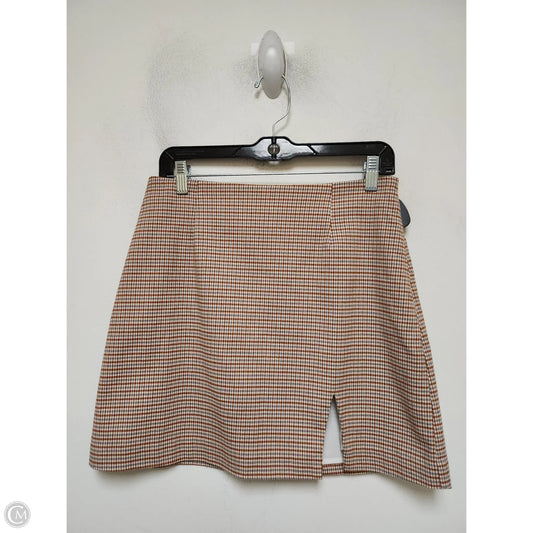 Skirt Mini & Short By 1.state In Plaid Pattern, Size: 6