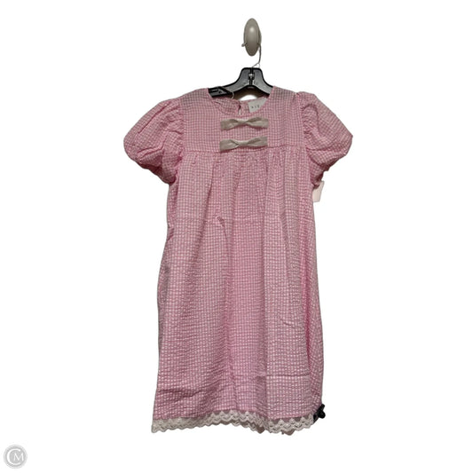 Dress Casual Short By Mable In Pink & White, Size: S