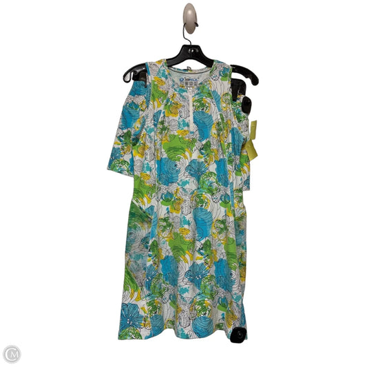 Athletic Dress By Ibkul In Floral Print, Size: M