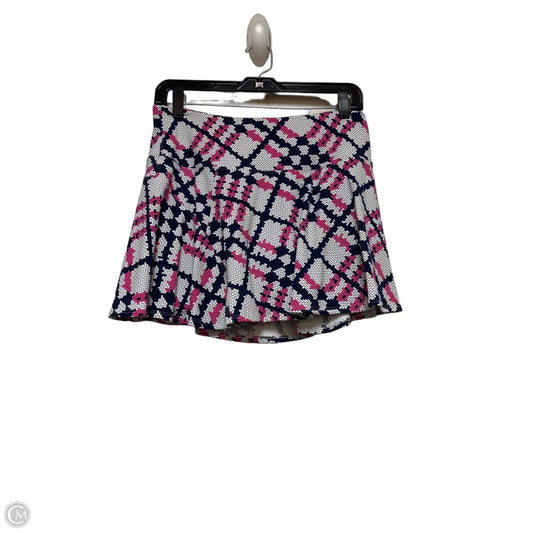 Athletic Skort By Ibkul In Pink & White, Size: M