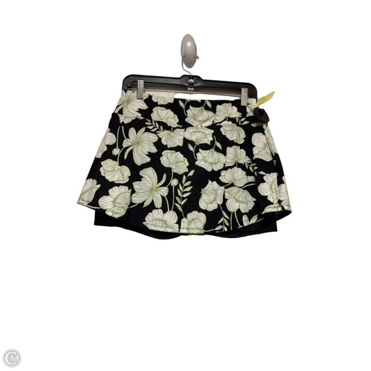 Athletic Skirt By Cynthia Rowley In Black & Green, Size: M