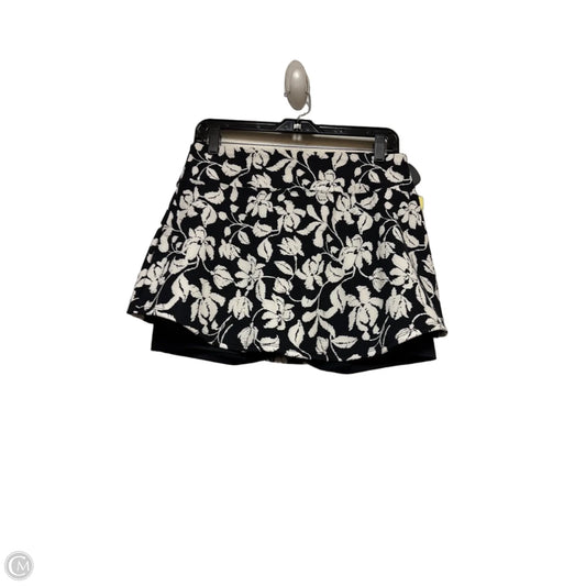 Athletic Skort By Cynthia Rowley In Black & White, Size: M