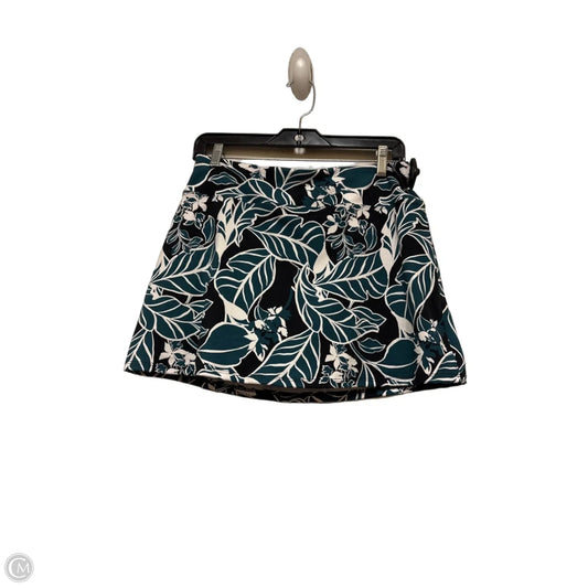 Athletic Skort By Cynthia Rowley In Black & Green, Size: M