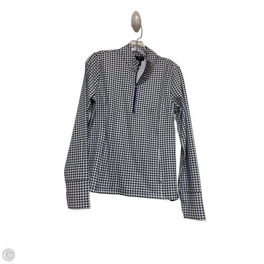 Athletic Jacket By Cynthia Rowley In Plaid Pattern, Size: M