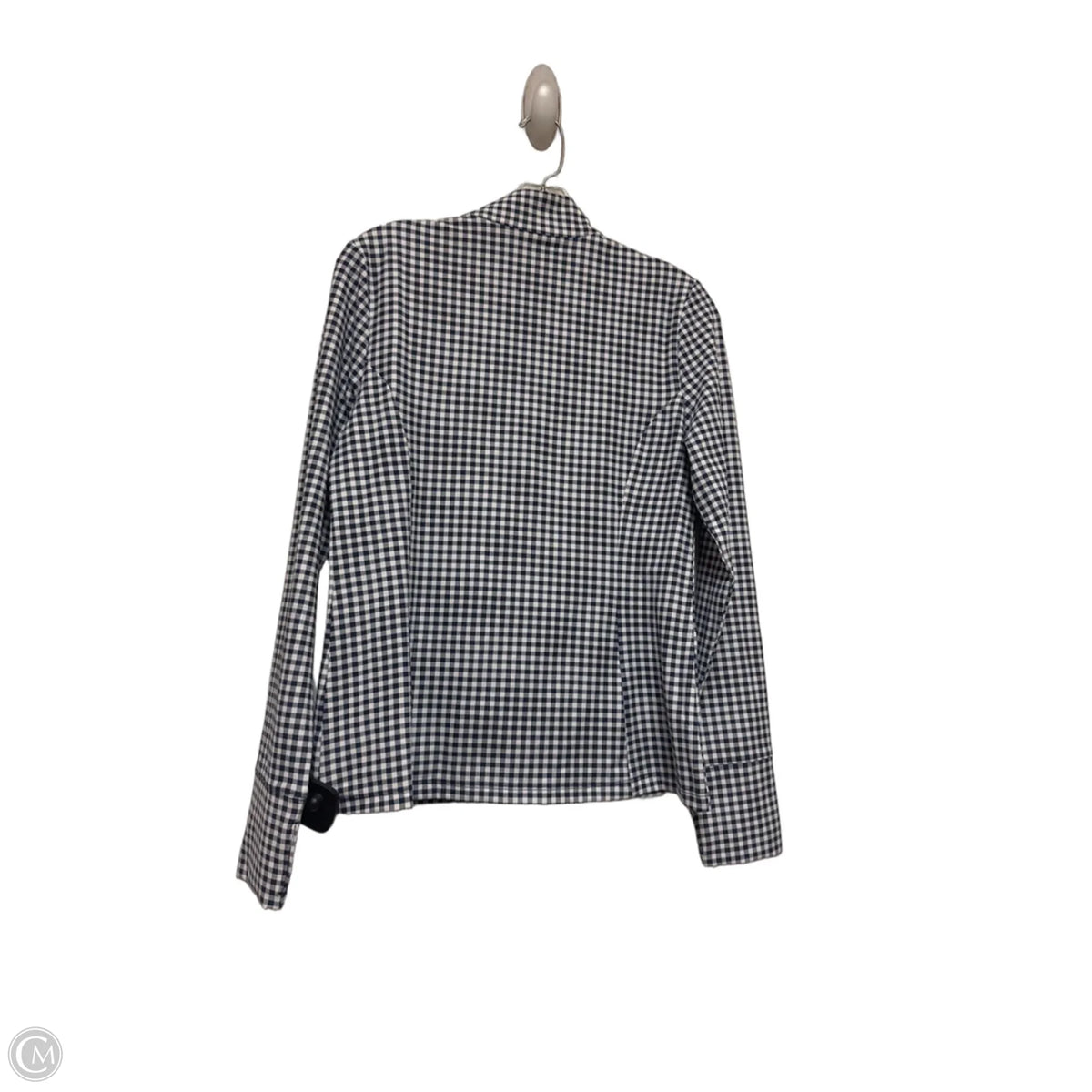 Athletic Jacket By Cynthia Rowley In Plaid Pattern, Size: M