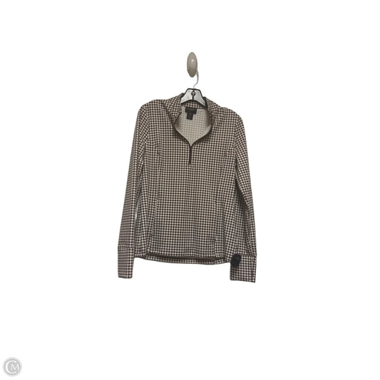 Athletic Jacket By Cynthia Rowley In Plaid Pattern, Size: M