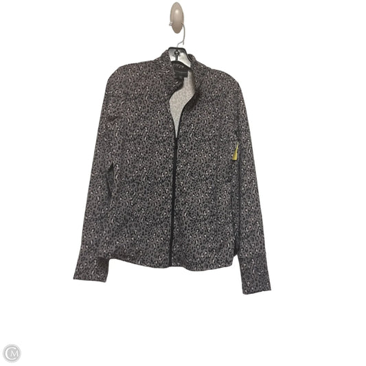 Athletic Jacket By Cynthia Rowley In Animal Print, Size: M