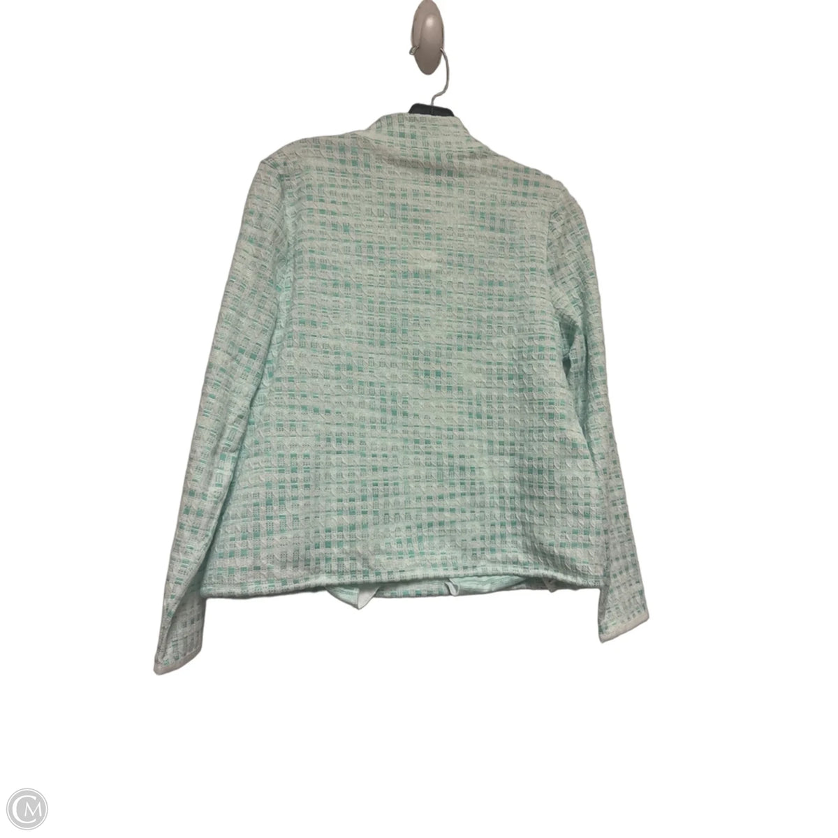 Athletic Jacket By Talbots In Plaid Pattern, Size: Mp