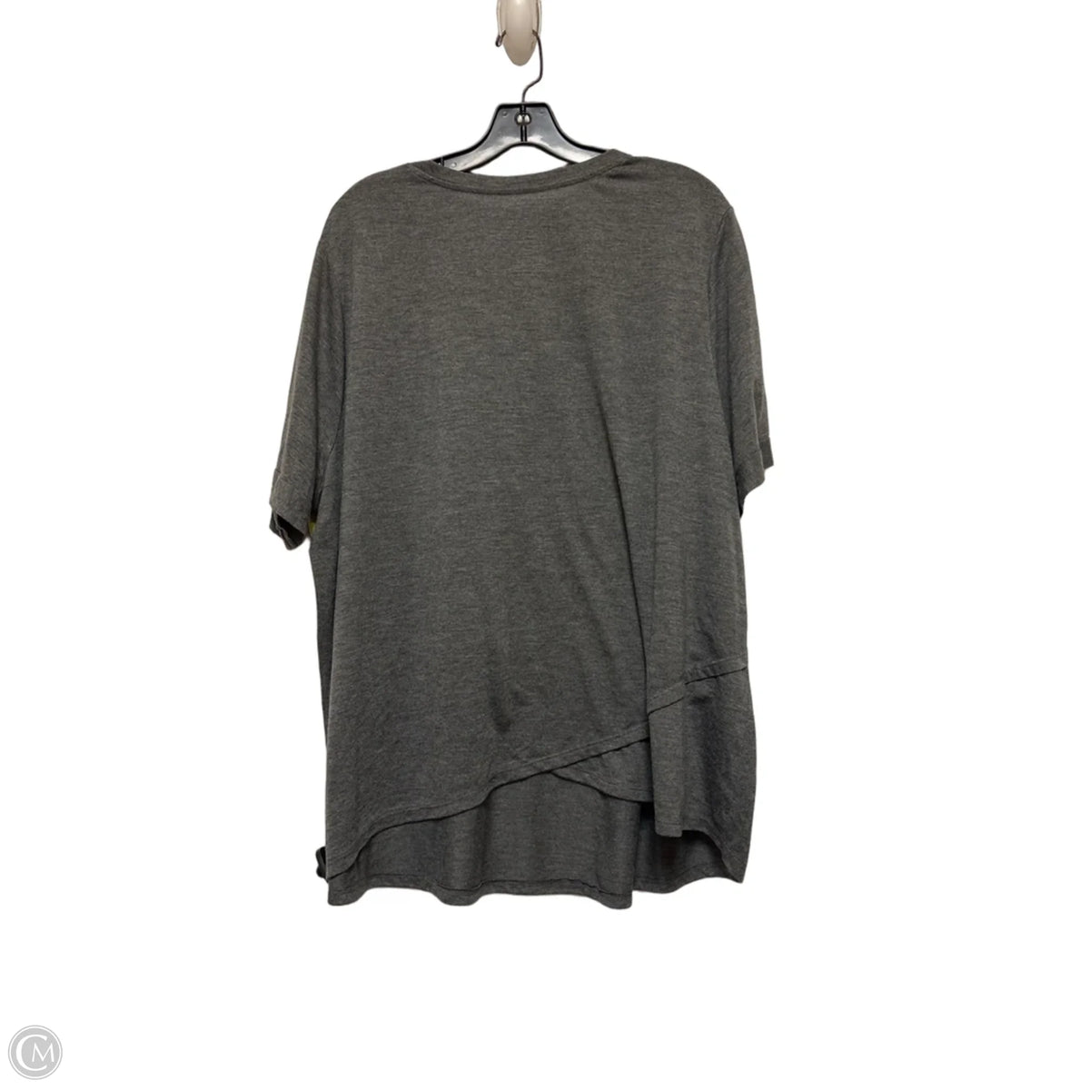 Top Short Sleeve Basic By Disney Store In Grey, Size: 2x
