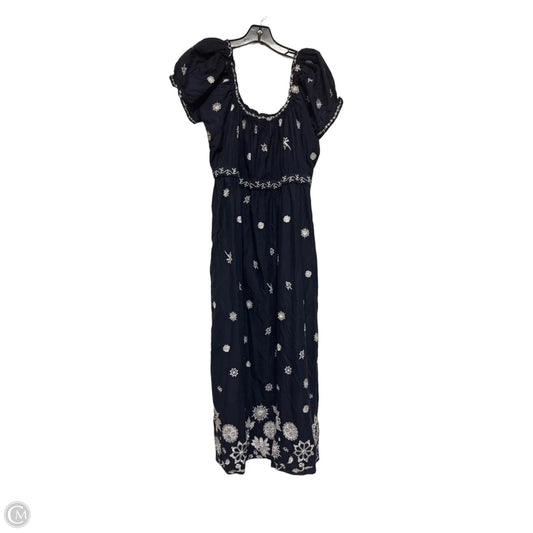 Dress Casual Midi By Gretchen Scott In Navy, Size: L