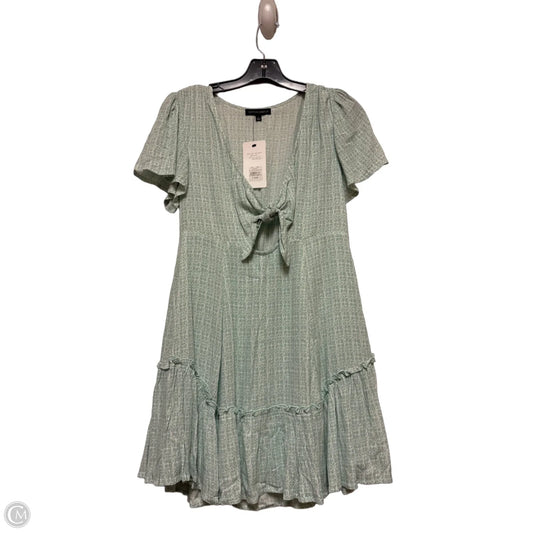 Dress Casual Short By Cotton Candy In Green & White, Size: S