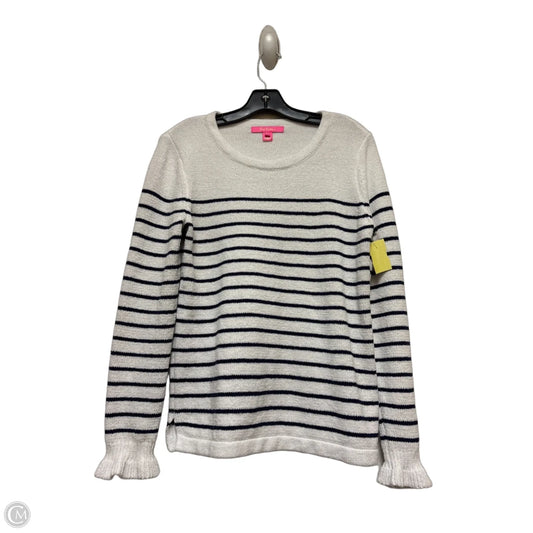Sweater Designer By Lilly Pulitzer In Striped Pattern, Size: M