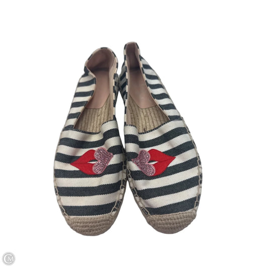 Shoes Designer By Kate Spade In Striped Pattern, Size: 5.5