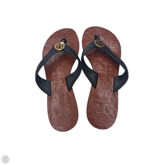 Sandals Designer By Tory Burch In Black, Size: 6