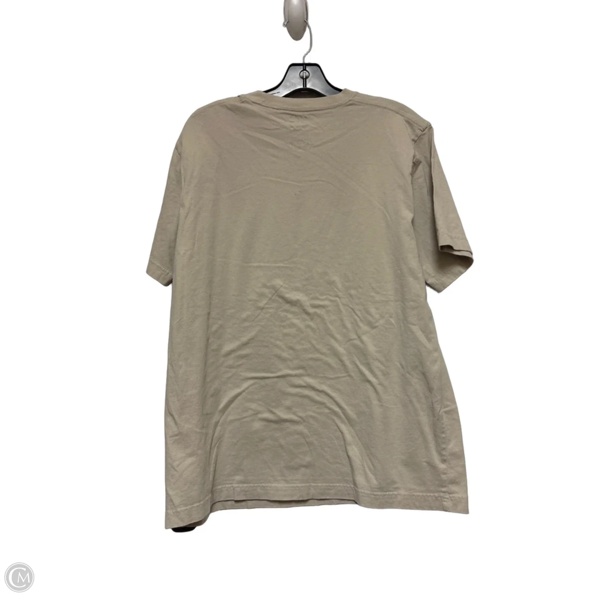 Top Short Sleeve Basic By Disney In Beige, Size: L