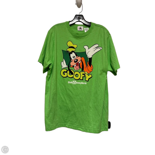 Top Short Sleeve Basic By Disney Store In Green, Size: L