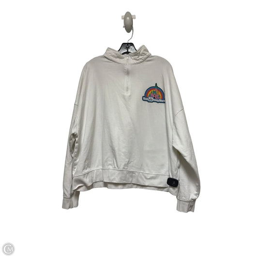 Sweatshirt Collar By Disney Store In White, Size: 1x