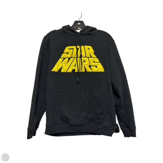 Sweatshirt Hoodie By Disney Store In Black & Yellow, Size: S