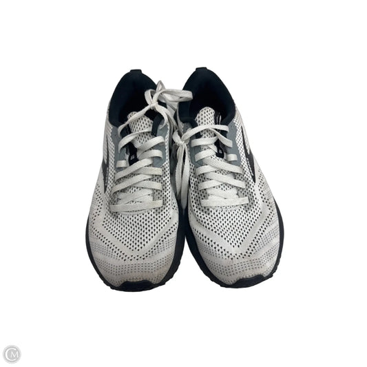 Shoes Athletic By Brooks In Black & Grey, Size: 7