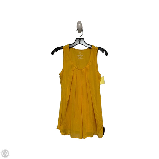 Top Sleeveless By New York And Co In Yellow, Size: S