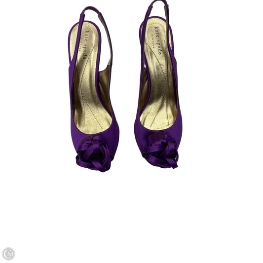 Shoes Designer By Kate Spade In Purple, Size: 7.5
