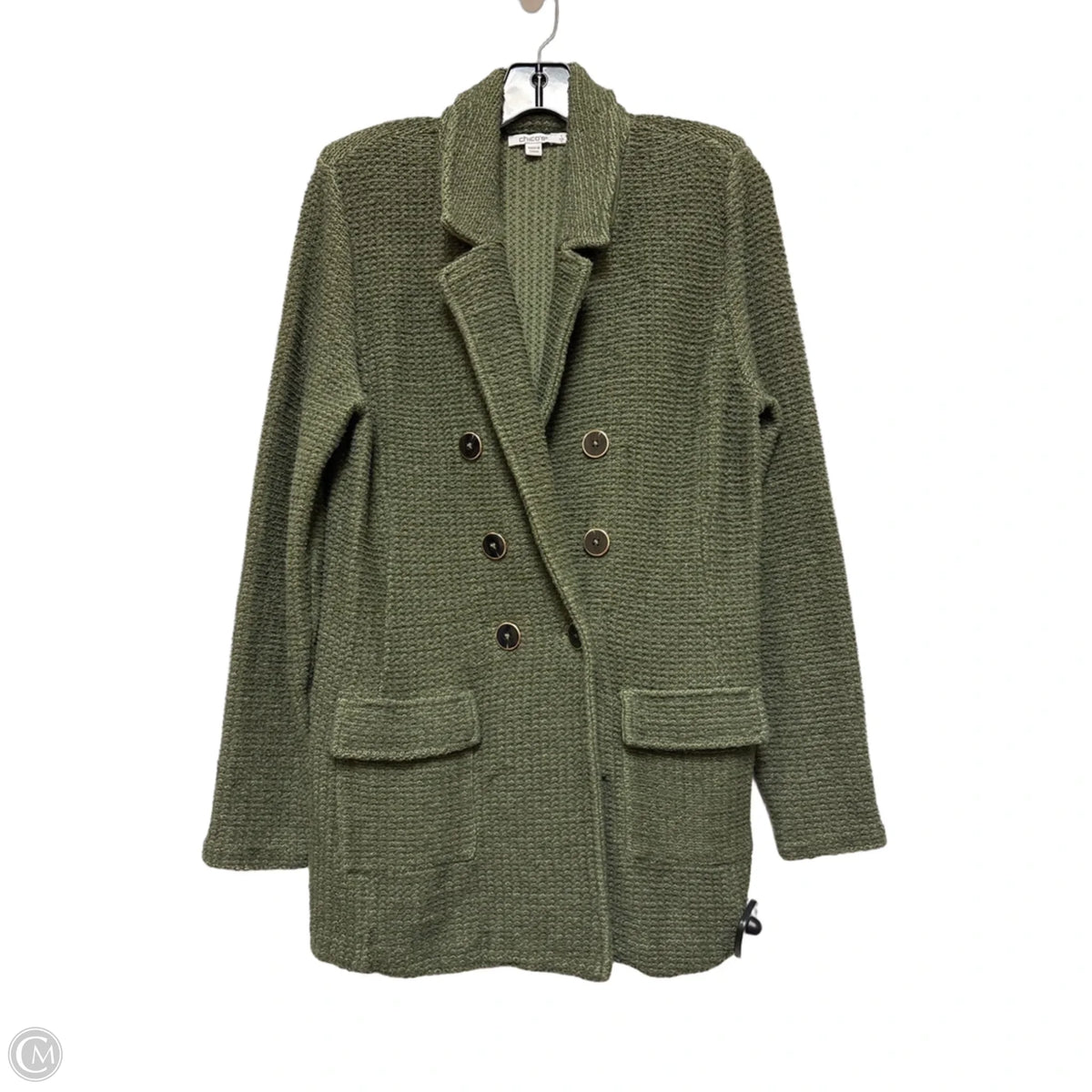 Blazer By Chicos In Green, Size: M