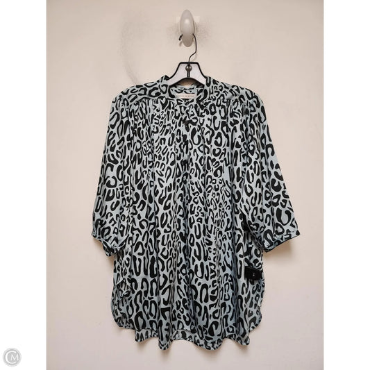 Top Short Sleeve Designer By Rebecca Minkoff In Leopard Print, Size: S